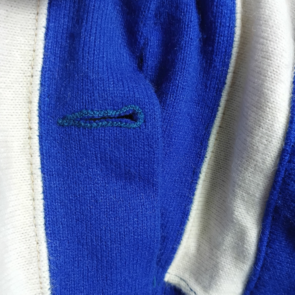 VTG Bucks Sand Knit UWM Varsity Sweater Adult 40 Collegiate Cardigan WI USA. - Picture 4 of 15